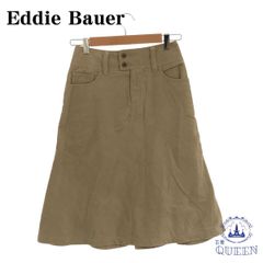 ☆美品☆ Eddie Bauer エディーバウアー スカート ひざ丈 レディース ベージュ P0 901-192 送料無料