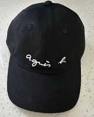 アニエスベー agnes b. キャップ ベースボールキャップロゴ  帽子 タグなし