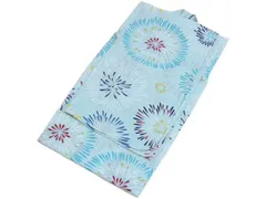 着物美人 送料無料 女の子浴衣 綿紅梅 変り織り 子供浴衣 女児浴衣 女の子 子供 女児 キッズ ジュニア 浴衣女の子 可愛い 女の子浴衣水色 子供浴衣水色 女の子浴衣100 5歳 6歳前後 110cm前後 【 水色 花火 】m602201E