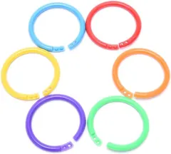 TK.FELLY カードリング 単語帳 プラスチック プラスチックリング リングカード 6色 120個セット