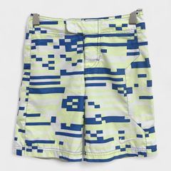 【訳アリ】【ナイキ】『NIKE』[サーフパンツ] 水着 カモフラ柄 総柄 ホワイトグリーン ブルー (120cm~130cm) 商品A2330 管理D