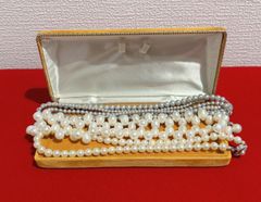 【na-00063】パールネックレス　3点　まとめ販売　一部シルバー刻印有　153ｇ