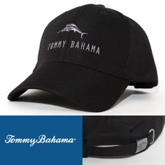 ローキャップ 帽子 トミー バハマ Tommy Bahama Athletic New Logo Everyday Embroidered ブラック/グレー 3TFUF-01 USA アメリカブランド