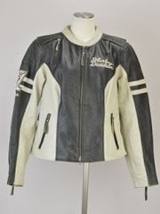 ハーレーダビッドソン Harley-Davidson RIDING GEAR 純正 ダンディー 3in1 ライダース Sサイズ 黒×白 レディース u_s h_d F-NEW228