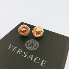 ヴェルサーチェ Versace メドゥーサ ビギー スタッド スタッド ピアス 1005333-1A00620-3J000 apve00054m  アクセサリー ジュエリー レディース メンズ ユニセックス ゴールド - 【感動物語  ギフトモール店－☆リボンをほどくと溢れる笑顔☆－おしゃれで素敵なプレゼントや 