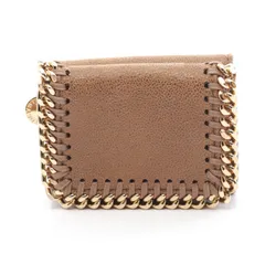 ステラマッカートニー Stella McCartney 三つ折り財布 ファラベラ ミニウォレット 521371 ブラウン その他 ファラベラ 三つ折り財布 レディース Used A
