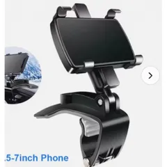 スマホホルダー 車載 クリップ式 スマホスタンド 強力 360度回転 3in1