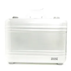 ゼロハリバートン ZERO HALLIBURTON アタッシュケース トランク ハンドバッグ クリアハンドル シルバーカラー 鞄 ■SM1のサムネイル