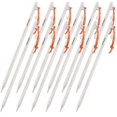 【大人気】Soomloomテント タープ用ペグ/ステーク 64チタン合金製 固定ロープ付き7.5mm25㎝ 高強度 耐食 超軽量 アウトドア/キャンプ用品