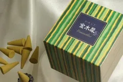 Kodo) かゆらぎ 金木犀 コーン 日本香堂(Nippon 12個入 香立付 ホワイト 12個 (x 1)