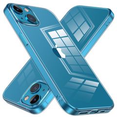 【大人気】NIMASO ケース iPhone 13 用 iPhone13 用 カバー 背面 強化 ガラス バンパー TPU クリア カバー あいふぉん13 6.1インチ用 NSC21H306