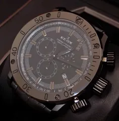 ★2081 綺麗！ EDOX エドックス クロノオフショア1 クロノグラフ 腕時計 10221-37N3-NIGD3  日本限定モデル 替えベルト付きのサムネイル