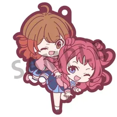 【中古】キーホルダー (6)花海佑芽＆花海咲季 「ラバーマスコット バディコレ 学園アイドルマスター」