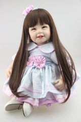 2体セット リボーンドール チビ人形 ドール グリーンドレス 人形