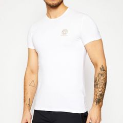 12 VERSACE ヴェルサーチ AU10193 ホワイト Tシャツ メデューサ クールネック 半袖 1枚組 バラ売り