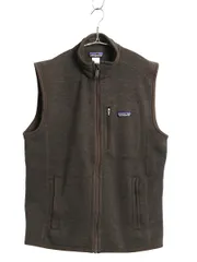 【お得なクーポン配布中!】 パタゴニア ベターセーター ベスト メンズ M / 14年製 フリース セーター 前開き フルジップ アウトドア 重ね着 ハイネック ワンポイント