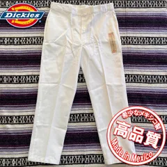 現品限り デッドストック レアアイテム DICKIES 874 ワーク パンツ ホワイト 38インチ　ストリート　ファッション　HIPHOP　定番アイテム