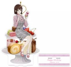 [중고] 아크릴 스탠드 아크릴 패널 카토 메구미 신작 일러스트 1/7 스케일 BIG 아크릴 스탠드 메구미 생일 2021ver