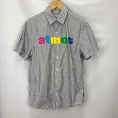 ATMOSストライプ ロゴプリントシャツ サイズM 07052904 01のサムネイル