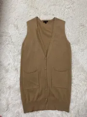 セオリー☆人気完売カシミヤ混ニットベストキャメルベージュ