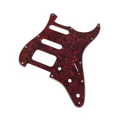YJB PARTS Fat-ST(SSH) ストラト用ピックガード 赤べっ甲4P インチ 日本製