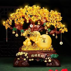 金のなる木 瓢箪 黄金木 ゴールド 金 黄金 クリスタルツリー 招財木 ひょうたん 福 開運 風水 幸運 健康 運気向上 繁栄 伝統的 金運 財運 商売繫盛 厄除け 幸福