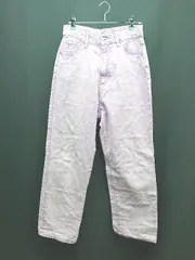 ◇ kutir クティール デニム フロントファスナー カジュアル ストレートパンツ サイズL パープル レディース E  【1308160019269】のサムネイル