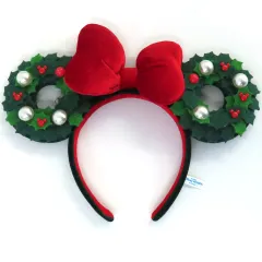 【中古】アクセサリー(非金属) ミニーマウス(リースデザイン) カチューシャ 「ディズニー・クリスマス2024」 東京ディズニーリゾート限定