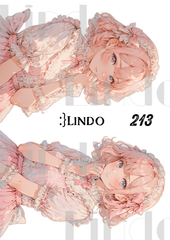 コラージュ素材　人物ステッカー　女の子　A6サイズ　5枚入り　シール　ノーカット　213