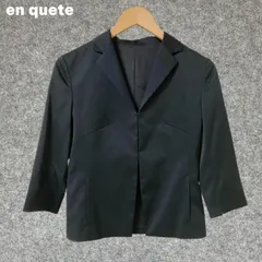 en quete ブラック テーラードジャケット Mサイズ