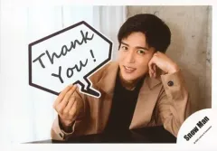 【中古】生写真(ジャニーズ) Snow Man/目黒蓮/横型・バストアップ/「SixTONES Snow Man 1st Anniversary」グッズオフショット/公式生写真