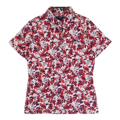 サイズ：M CALLAWAY キャロウェイ  半袖ポロシャツ 花柄 ホワイト系 [240001171039] ゴルフウェア レディース ストスト