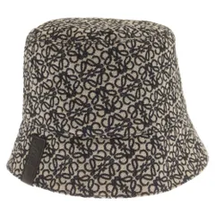 25ss 美品　ロエベ　リバーシブル　バケットハット　ワックス　タータンチェック LOEWE ロエベ バケットハット K820HB1X13 レディース