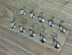 【訳あり】 ブレードジギング用フック 10個セット 1/0 2/0 メタルジグ コロラド