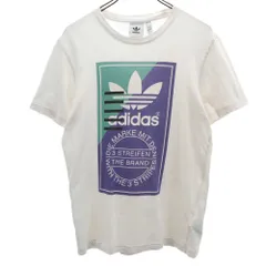 アディダス トレフォイルロゴ 半袖 Tシャツ L ホワイト系 adidas メンズ