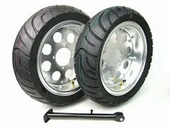 モンキーアルミホイール10インチF3.50Ｊ＆R4.50Ｊスタンドのサムネイル