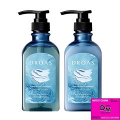 新品○DROAS ドロアス クレンズクール シャンプー トリートメント 本体 セット 2024 ミンティーサボン ポンプ 400ml クールシリーズ シルキークレンズ