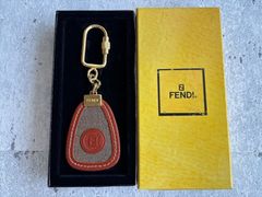FENDI キーリング グレー×ブラウン 箱付き