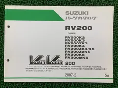 SUZUKI RV200K2 サービスマニュアル SUZUKI RV200K2 サービスマニュアル SUZUKI RV200K2 サービス