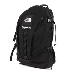 【美品】Supreme シュプリーム バッグ / THE NORTH FACE エクスペディション バックパック (Expedition Backpack) / ブラック 黒 / ブランド カバン / コラボ アイテム【メンズ】【中古】