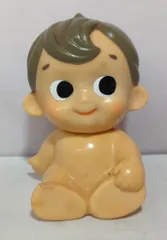 美品　和光堂　ワコちゃん　大きい　ソフビ　レトロ　表情が可愛い　ヴィンテージ Amazon.co.jp: 昭和レトロ ソフビ人形 和光堂 ワコちゃん 人形