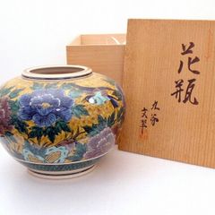 九谷焼 香炉 金彩花詰 木箱付き - メルカリ