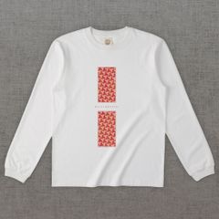 和柄長袖Tシャツ　角繋ぎ -彩・角-［長袖］