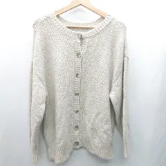 ◇ ⊇ classicalelf クラシカルエルフ ニット 長袖 カーディガン サイズM ライトグレー系 レディース E  【1501160037268】