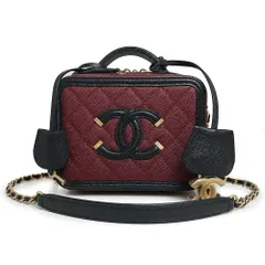 シャネル マトラッセ CCフィリグリー ココマーク スモール バニティ