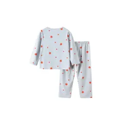 ☆ F（イチゴ） ☆ 130cm ☆ キッズパジャマ ykh923 子供 パジャマ 上下セット 長袖 上下 セット ルームウェア 部屋着 長袖パジャマ キッズ ジュニア 子供服 コットン 綿 子供 男の子 女の子 子ども こども かわいい
