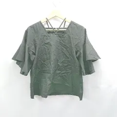 ◇ ⊂ Φ ADAM ET ROPE アダムエロペ 半袖 ブラウス サイズF ブラック系 レディース E  【1503060034446】