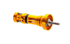 ドレス　リールスタンド オリジン DAIWA ダイワ スピニングリール用 六角ハンドルシャフト 42mm ボディーキーパー カラー：ゴールド