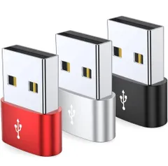 タイプc 変換 usb 変換 TYPE-Cメス to USB2.0オス 3個セット 急速充電 データ転送 便利でコンパクト 自宅からのリモート作業 モバイル パソコン タブレット