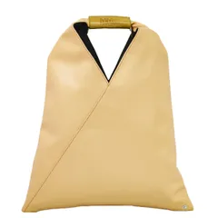 本物 エムエムシックス メゾンマルジェラ MM6 Maison Margiela ジャパニーズ トートバッグ ハンドバッグ レザー サーモンピンク バッグ 中古 【フォロー割】